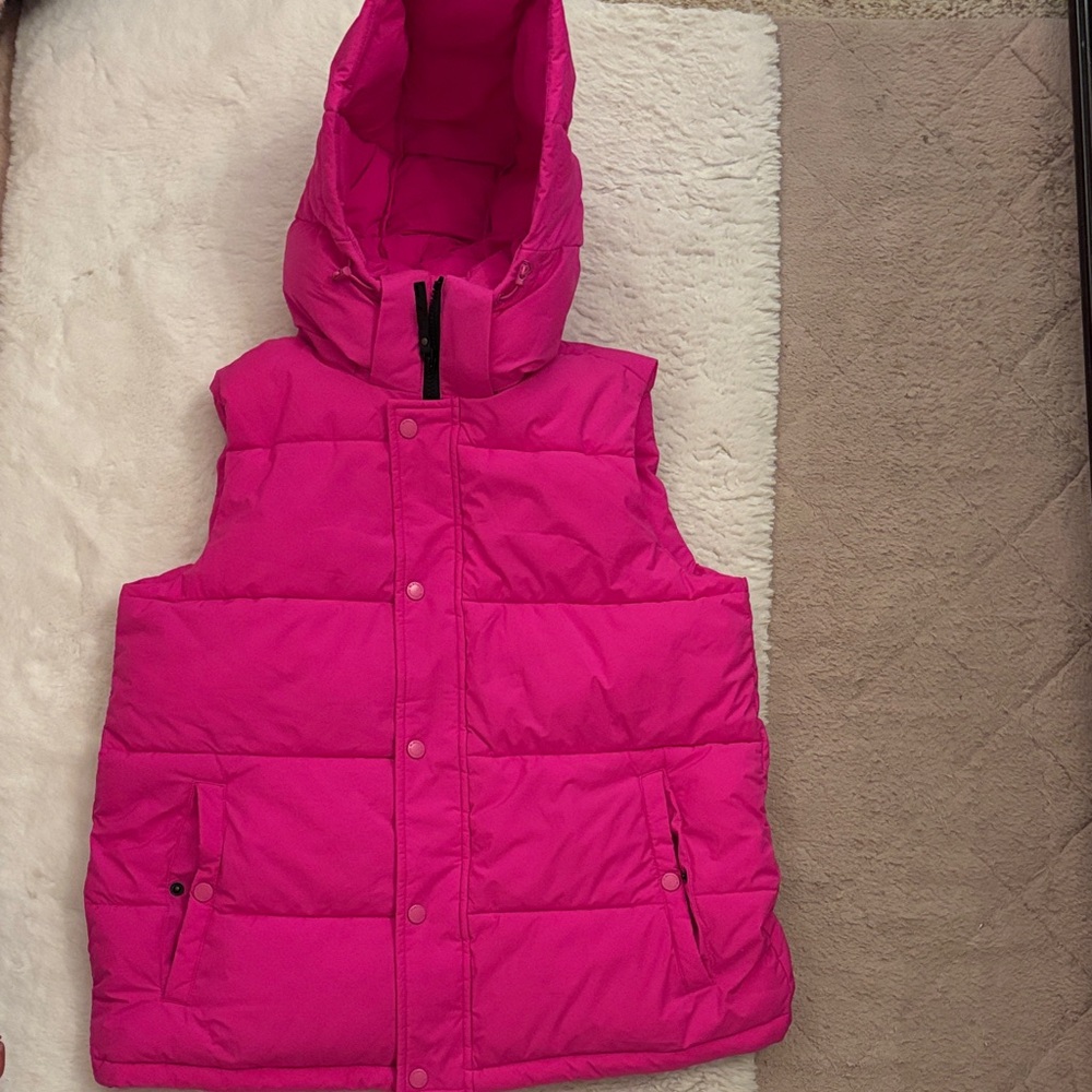 BCBGeneration Pink Puffer Vest